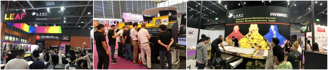 1.9m Digital Large Format Sublimation Printer Textile Eco Solvent Printer with 8 I3200 Heads