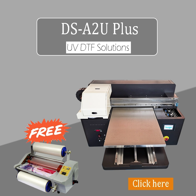 4060 Plus Impresora UV Vidrio Inkjet Printers UV Dtf Transfer Ab Crystal Label Printer