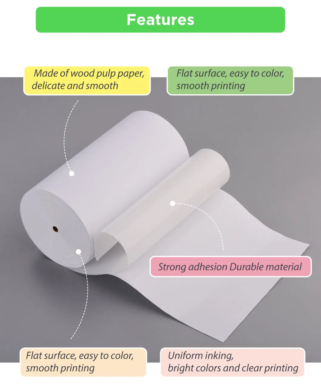 White glassine liner Medicine Rightint Carton OEM electronic shelf label