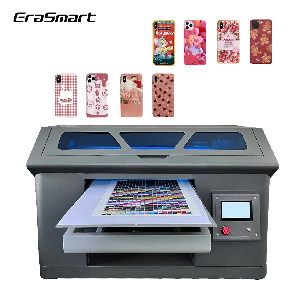 Inkjet Flatbed UV Label Printer 3545 Size XP600 Print Head UV LED Printer for Bottle Mug Phone Case