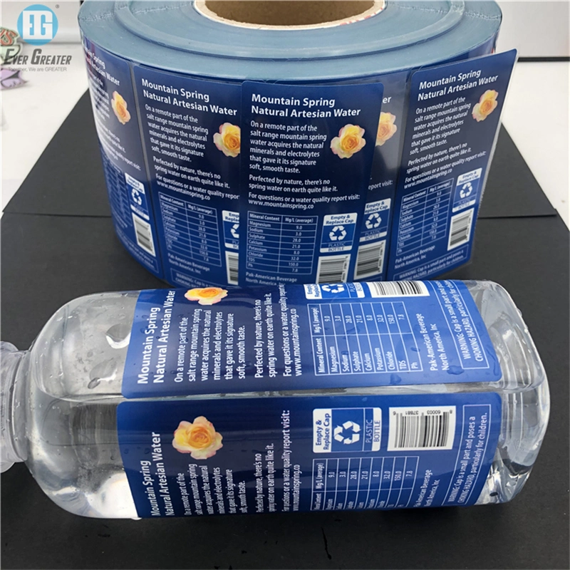 Professional Waterproof Both Sides Printed Adhesive Stickers Double-Sided Adhesive Label PVC Label