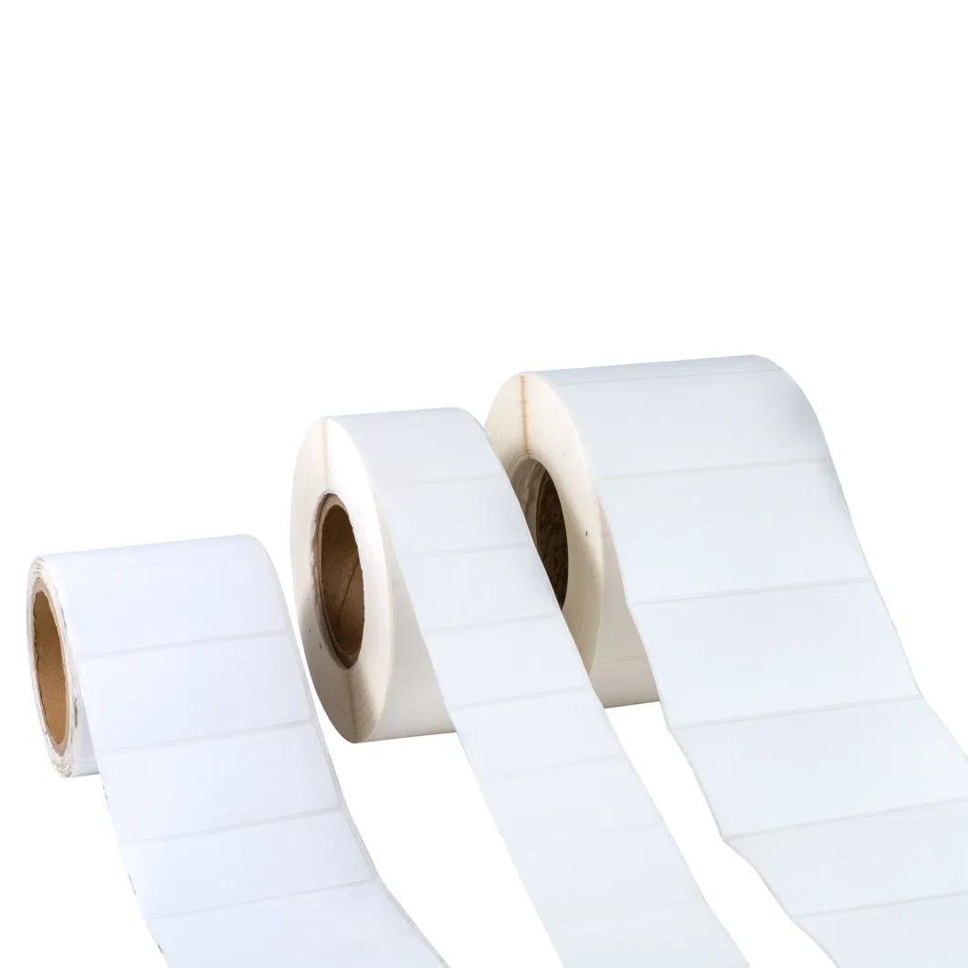 Blank Direct Thermal Transfer Paper Roll Sticker Self Adhesive Label