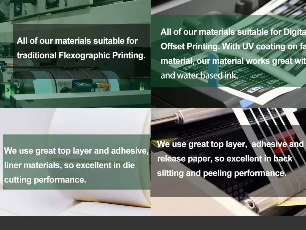 Strong Adhesive Flexographic Printing Zhengshuo OEM China Wholesale Premium Label