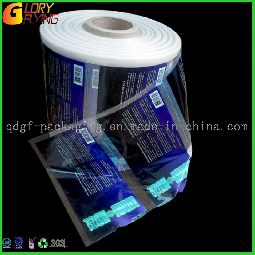 PVC/PETG/POF/PE White Adhesive Thermal Packing/Packaging/Package Food/Water Bottle Plastic Shrink Label Price for Plastic Cup/Cosmetic Bottles/ Shrinkage Sleeve
