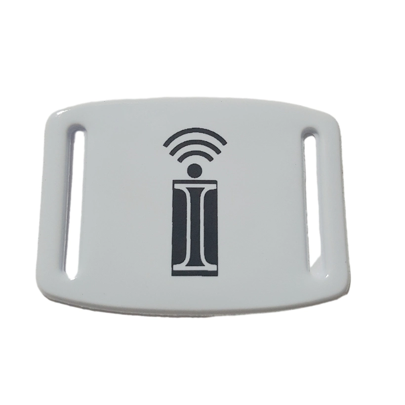 RFID NFC Cheap Custom Made Flight Logo Name Woven Fabric Key Tag in Keychain