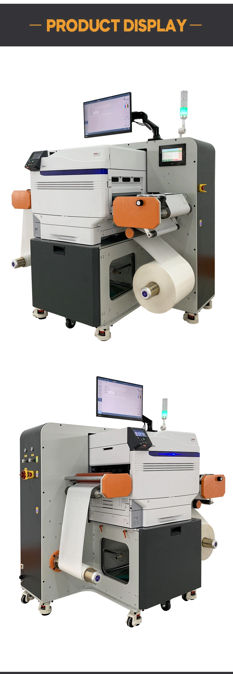Darui K1 330mm High Resolution Digital Labels Machine Roll to Roll 5 Colors Cmykw White Toner Digital Printer Konica
