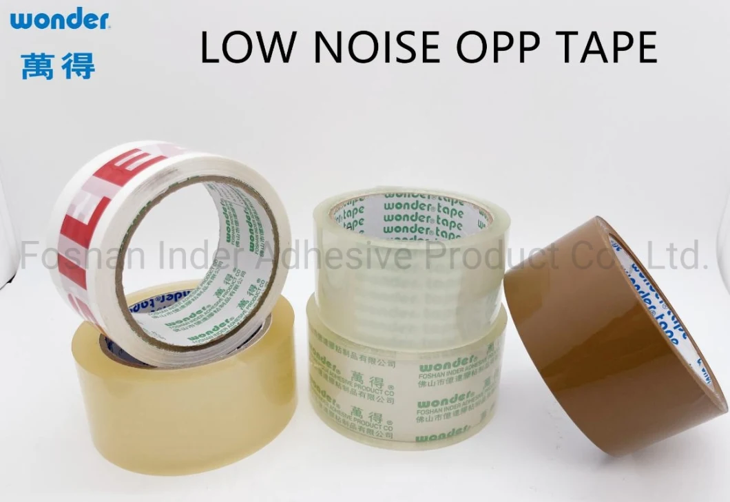 Quality Promise Acrylic Self Adhesive Packaging Carton Low Noise Sealing Tape