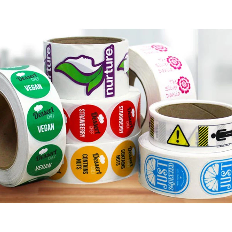 Digital Inkjet Printing Label Premium Inkjet Glossy PP or Matte Sticker Color Label for Epson/VIP Color/ Printers Packaging Injk