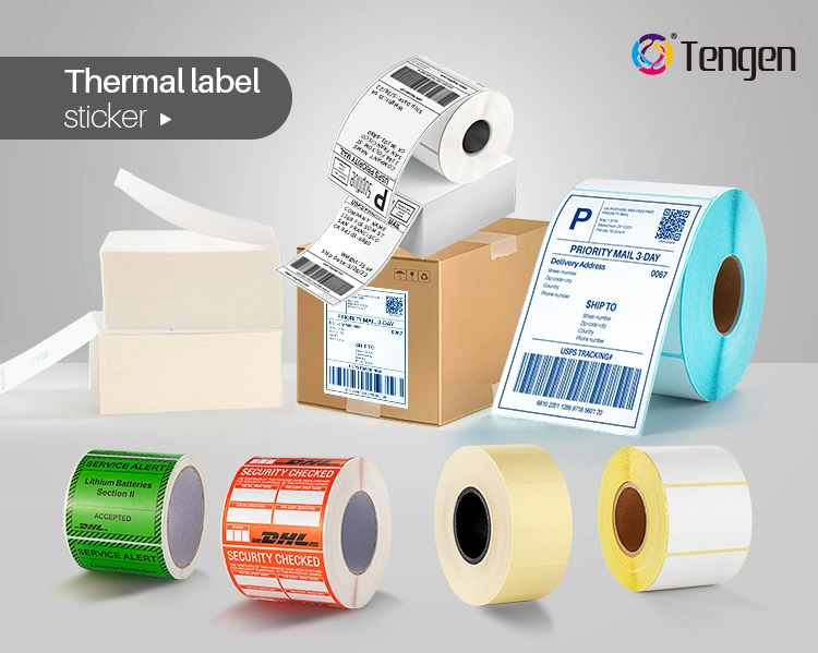 Wholesale Customized Self Adhesive 40mmx60mm 100X150 Thermal Transfer Self-Adhesive Labels