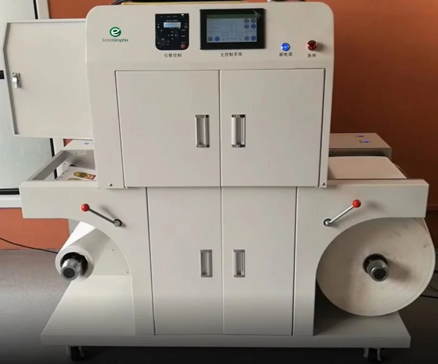 Roll to Roll Laser Technology Digital Label Printing Machine
