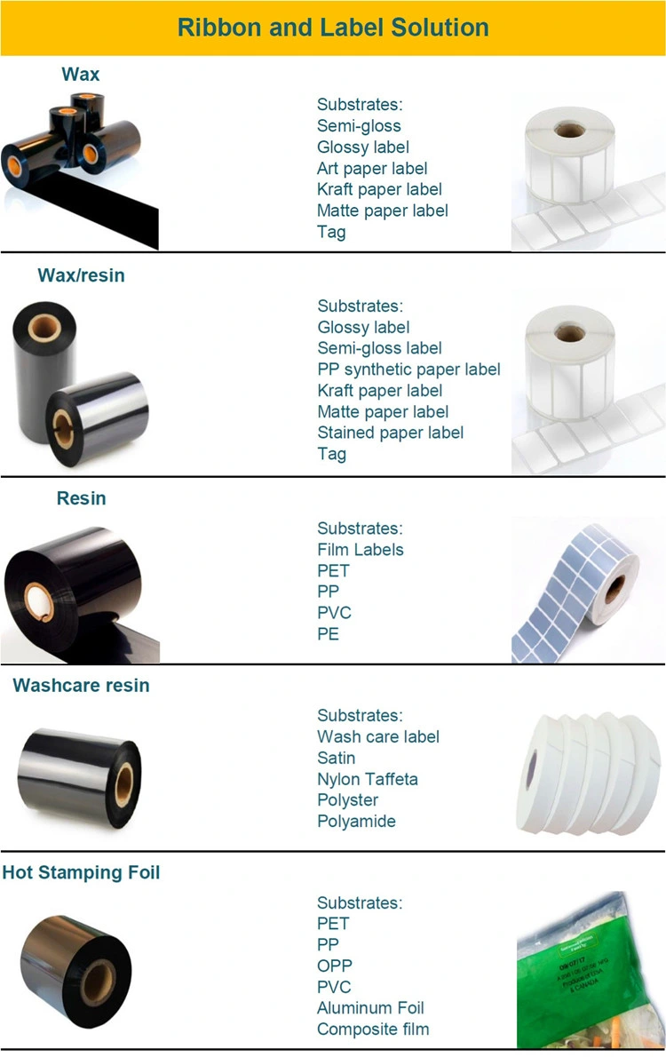 6X4 Thermal Transfer Label, Direct Thermal Paper Ck L2, Bar Code Printer and Label Printing Sticker