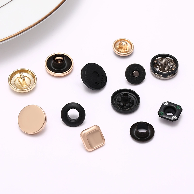 Tuxedo Stud Buttons Removable Rhinestones Zinc Alloy Links Cufflink Gold
