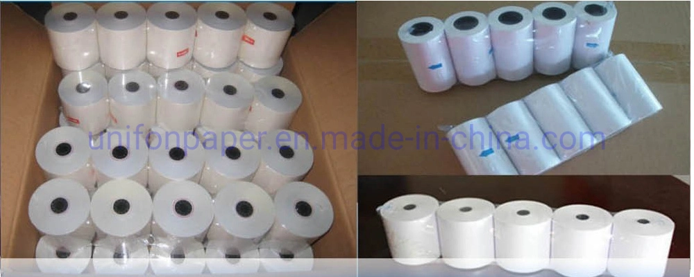 Unifon BPA Free 80mm 57mm Wide Thermal Cash Receipt Paper Roll POS ATM Jumbo Till Paper