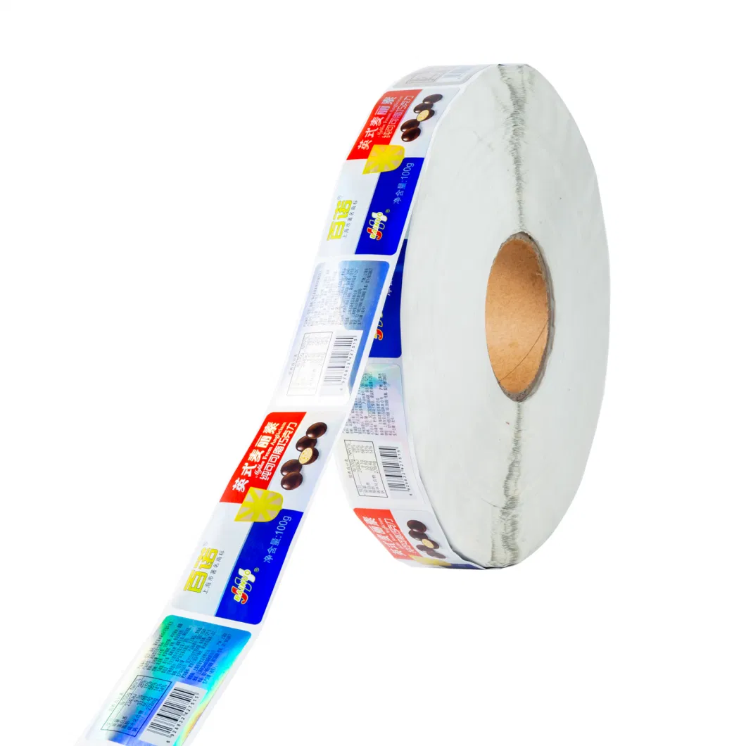 Custom Print Food Product Self Adhesive Label Roll