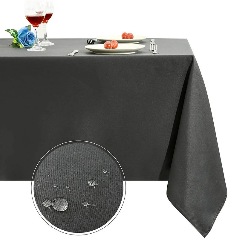 Oil-Proof Spill-Proof and Water Resistance Microfiber Tablecloth