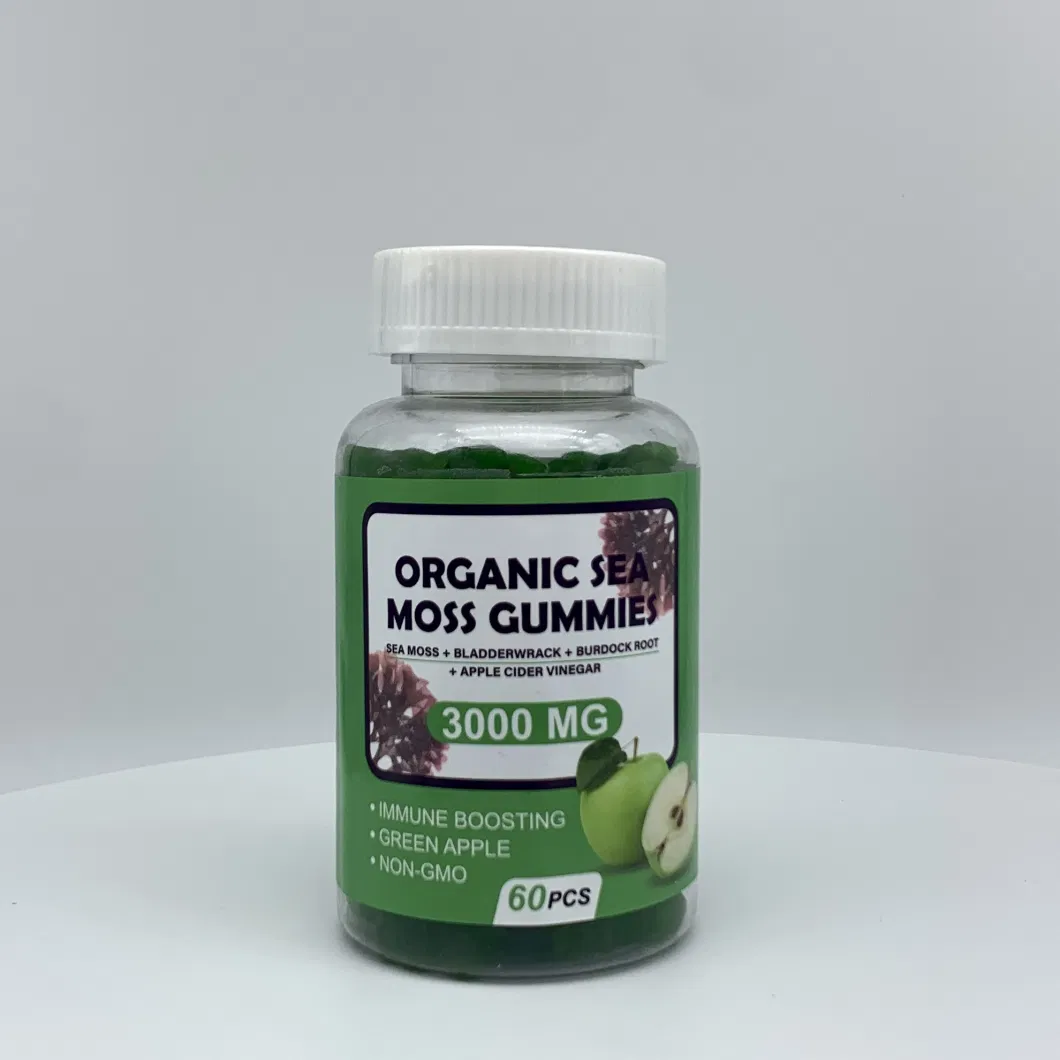 OEM Private Label Skin Body Care Regulating Blood Sugar Antioxidant Organic Sea Moss Gummies