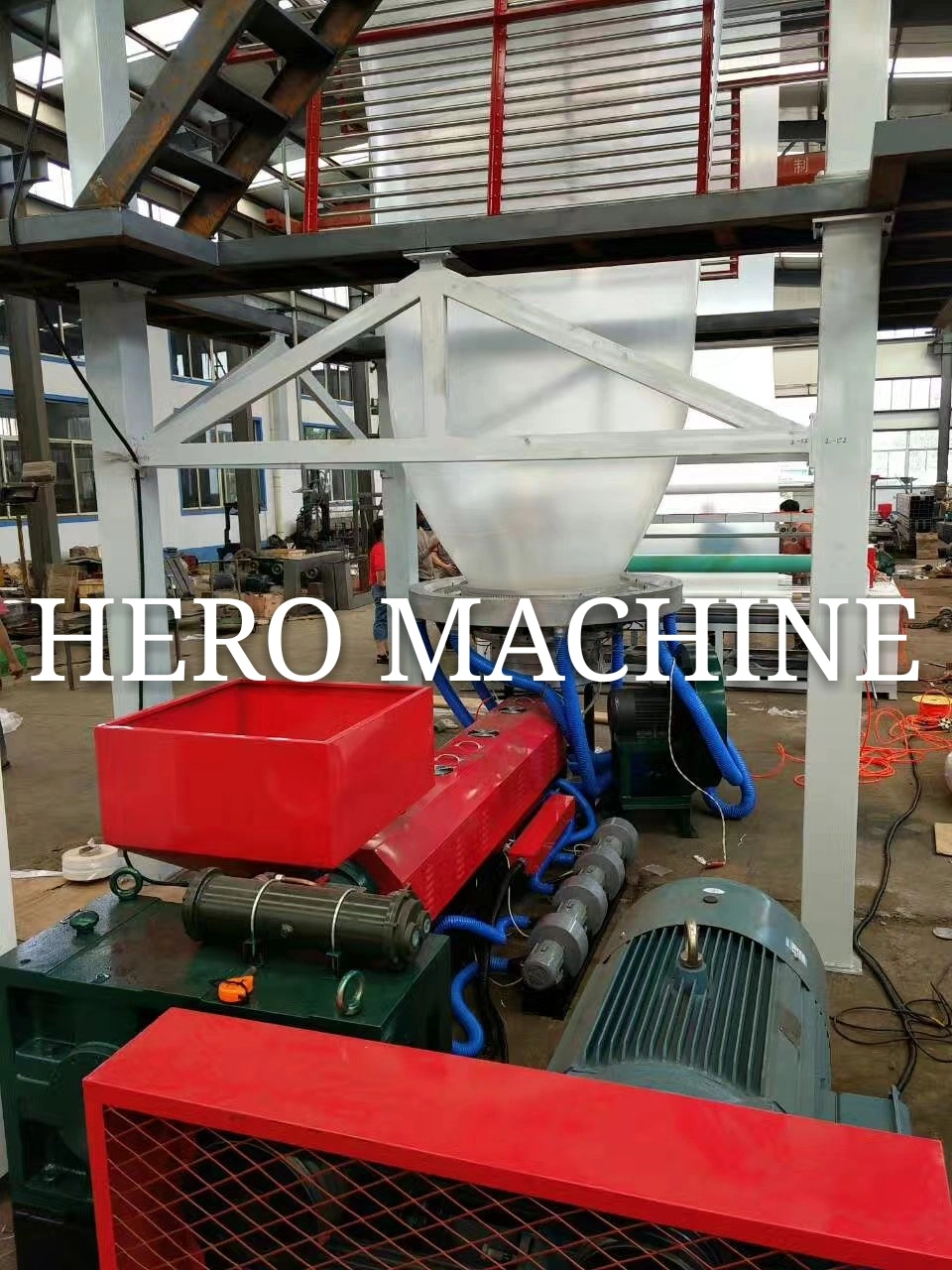 PVC Shrink Label Film Blowing Machine Biodegradable Corn Starch Bag Making Machine Plastic Film Blowing Machine