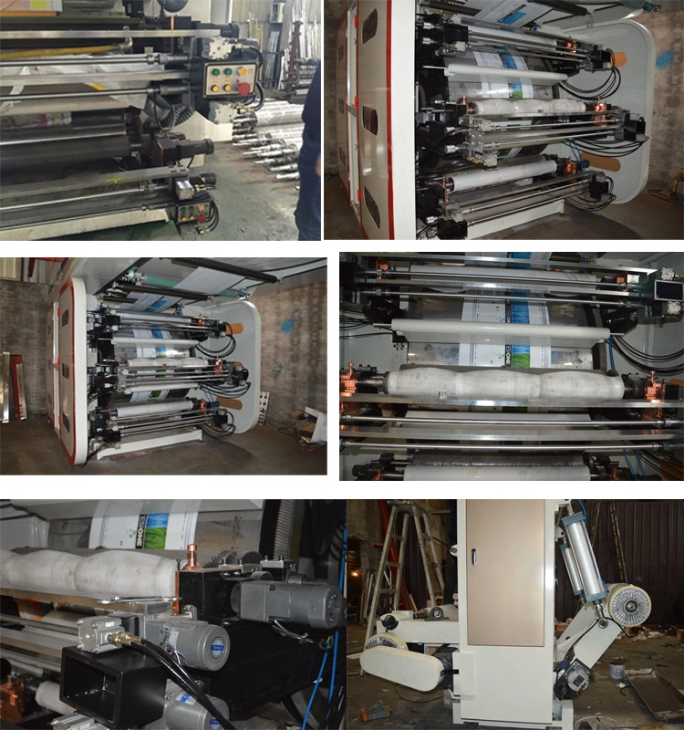 4 6 Colour Digital Label Paper Flexo Printing Machine Two Color Plastic Bag Roll Flexographic Printers Machine Price