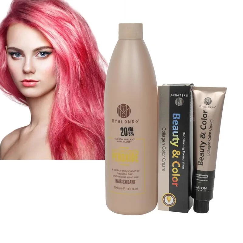 68 Colors Hair Color Cream Professional Salon Repair Damaged No Scalp Irritation Permanent Hair Collagen Color Dye 100ml Wholesale