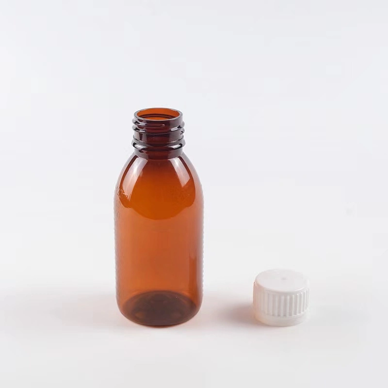 Pet Cough Empty Syrup Plastic Bottle with Tamper Proof Cap