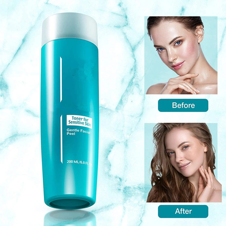 Custom Advanced Vegan Exfoliating Facial Water Toner for Dry Sensitive Skin