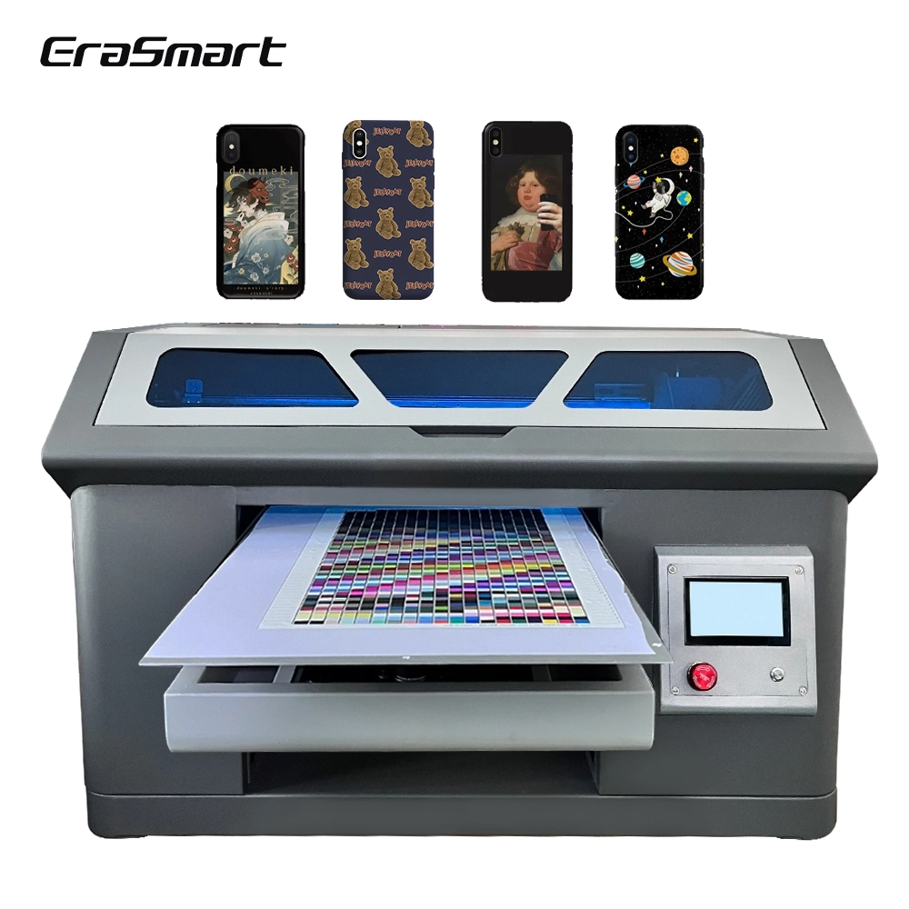 Inkjet Flatbed UV Label Printer 3545 Size XP600 Print Head UV LED Printer for Bottle Mug Phone Case