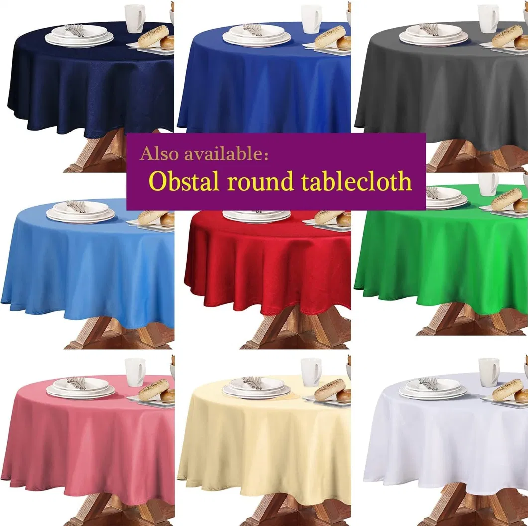 Oil-Proof Spill-Proof and Water Resistance Microfiber Tablecloth