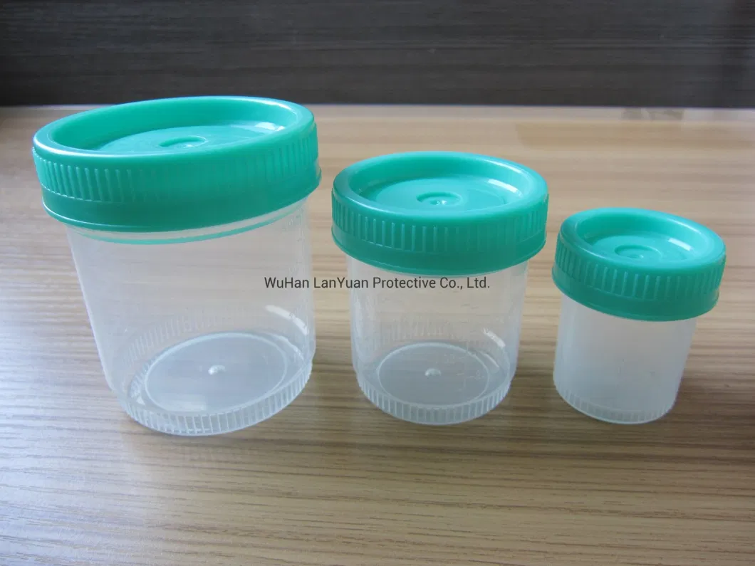 Medical Product Specimen Container Custom Volume and Label