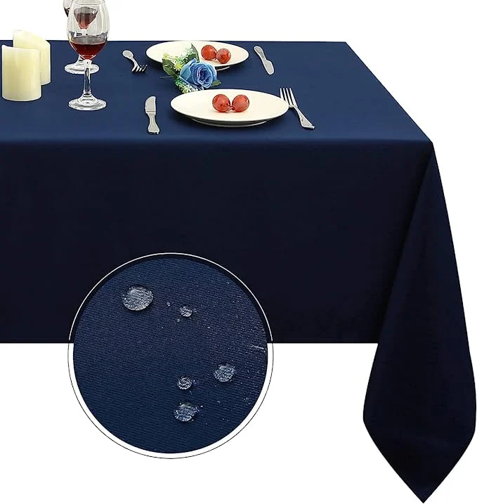 Oil-Proof Spill-Proof and Water Resistance Microfiber Tablecloth