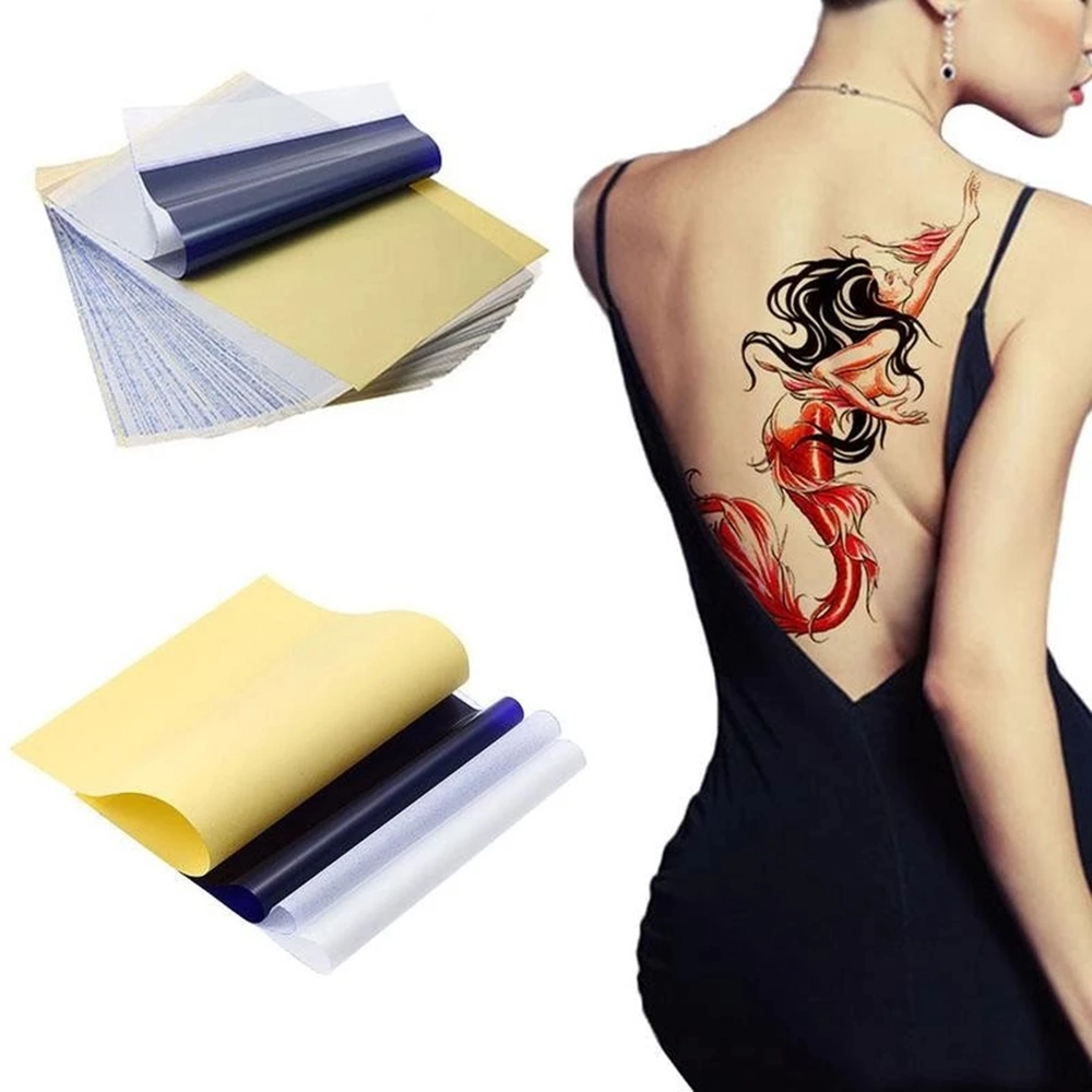 A4 Size Copy Paper Cheaper Spirit Tattoo Stencil Thermal Transfer Paper for Tattoo Beginner Artist