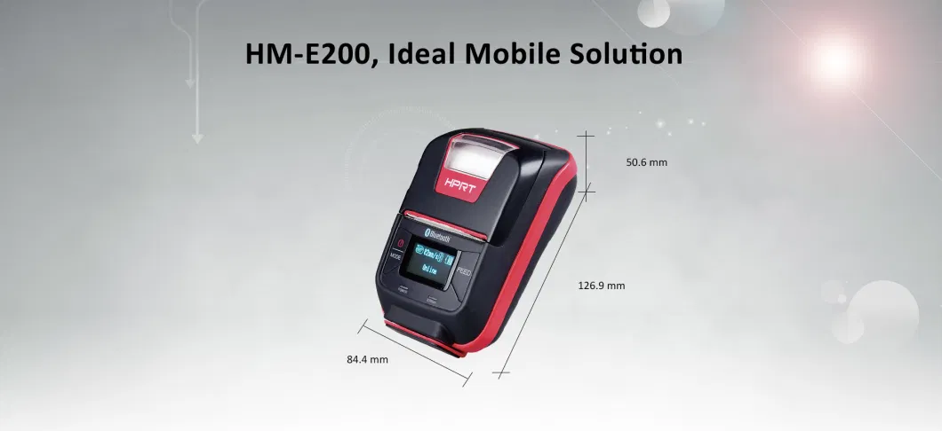 58Mm Portable Mobile Mini Ticket Label Printer Bluetooth Thermal Printer