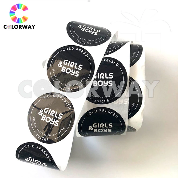 Glossy Art Paper /Coated Paper Printed Adhesive Label Printing (DC-LAB017)