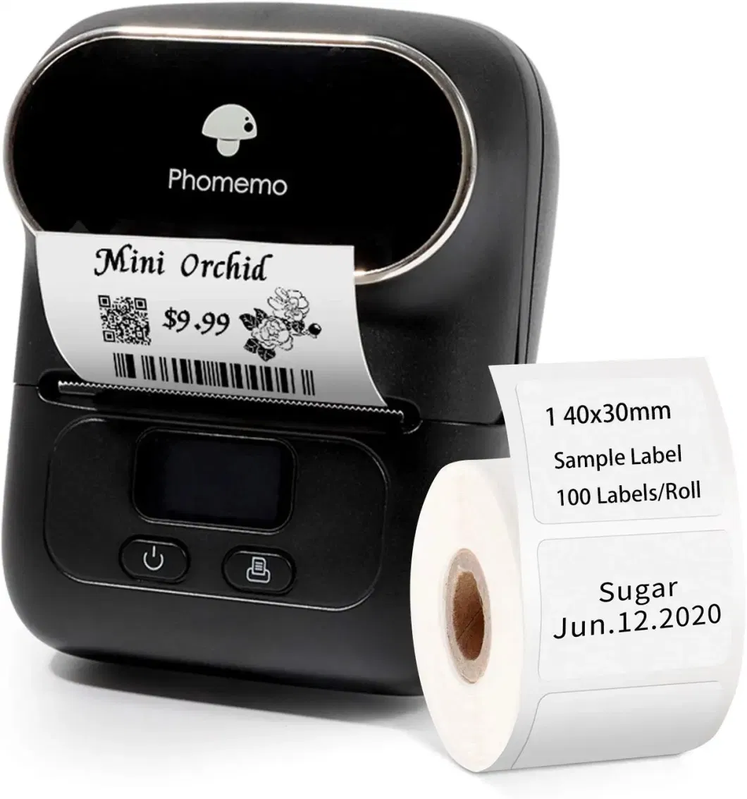 Label Printer Portable Thermal Printer for Barcode/Address/Mailing/Clothing/Price Tag