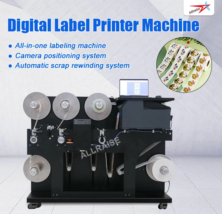 Digital Label Printing Slitting Lamination Cutting Rewinding Machine