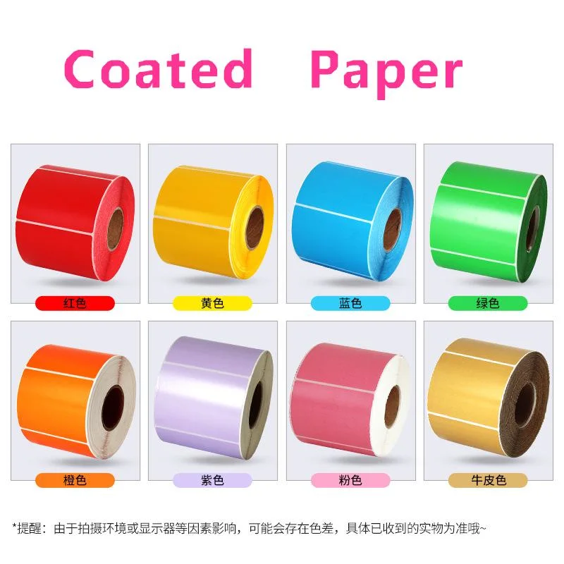 Custom Direct Thermal Writing Paper Self Adhesive Label