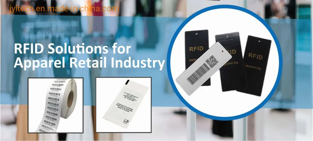 Customized Logo Offset Digital Printing UHF RFID Paper Garment Label