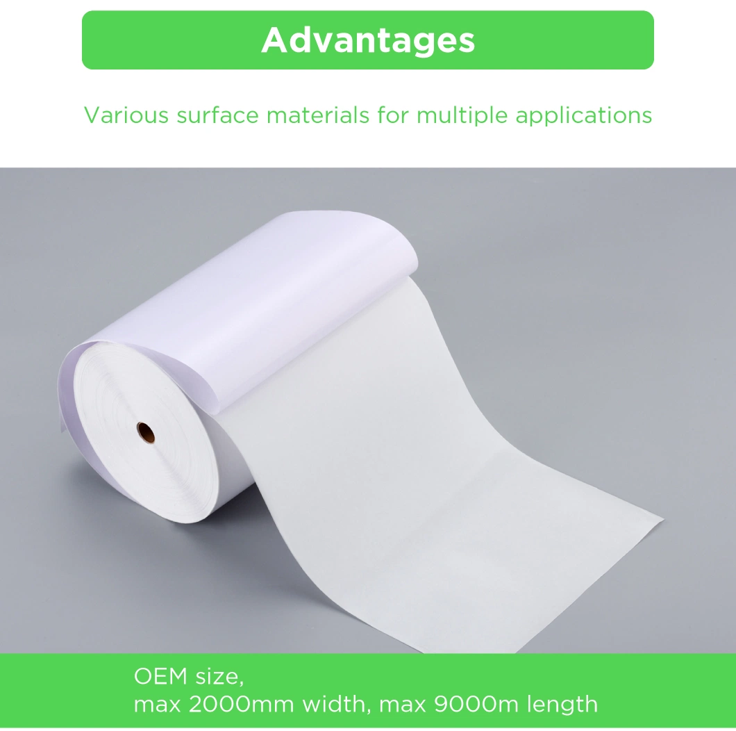 Directly Print Barcode Thermal Label Bar Coded Sticker Self Adhesive Thermal Paper Jumbo Rolls with Hot Melt Glue