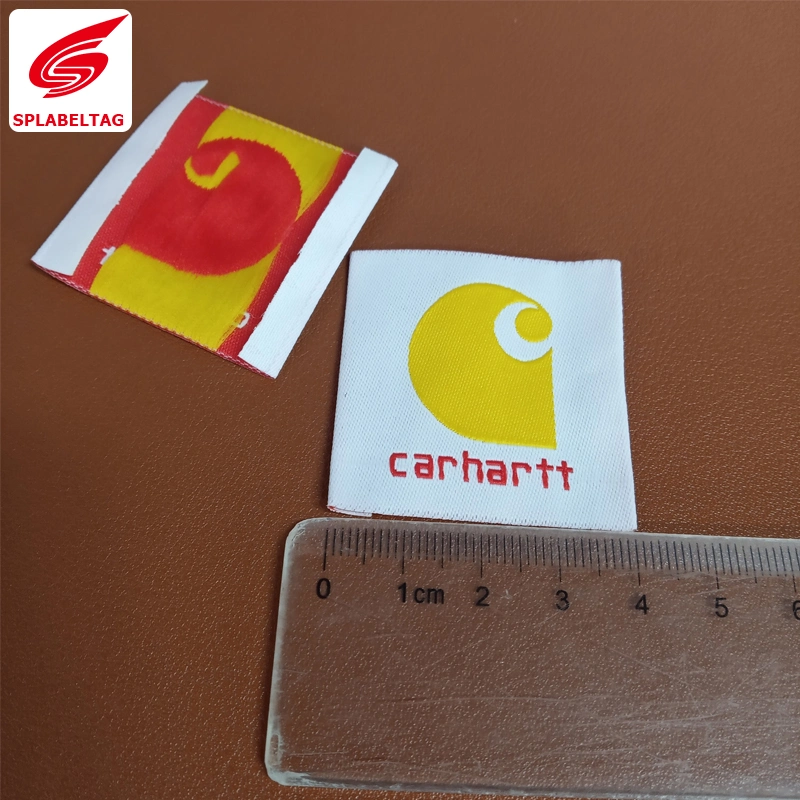 Guangzhou Wholesale Custom High Quality Factory Colorful Clothing Woven Label