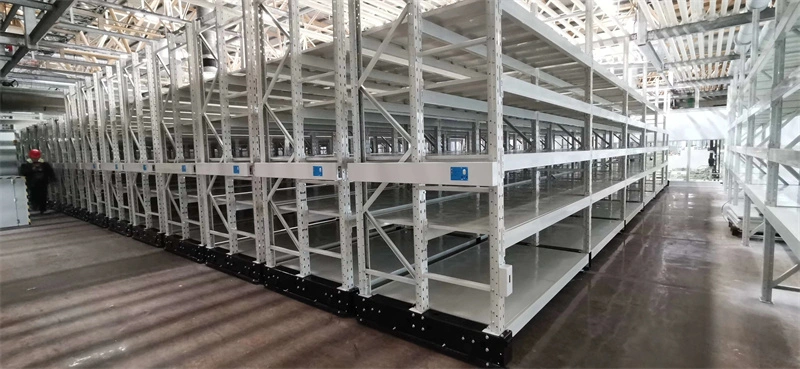 Electric Powered Motorized Heavy Duty Trackless Mobile Shelving