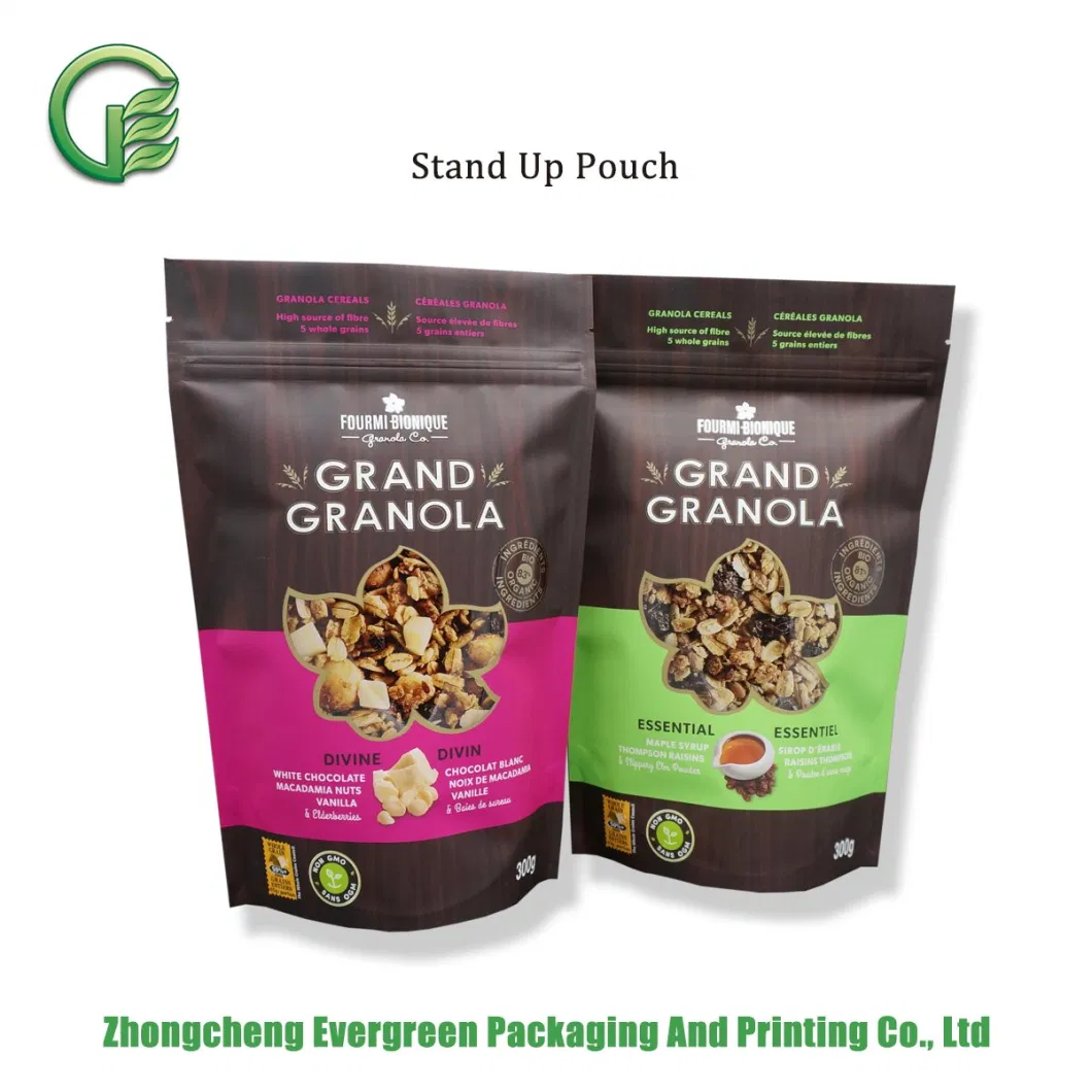 Custom Nuts Packaging Stand up Label Pouches