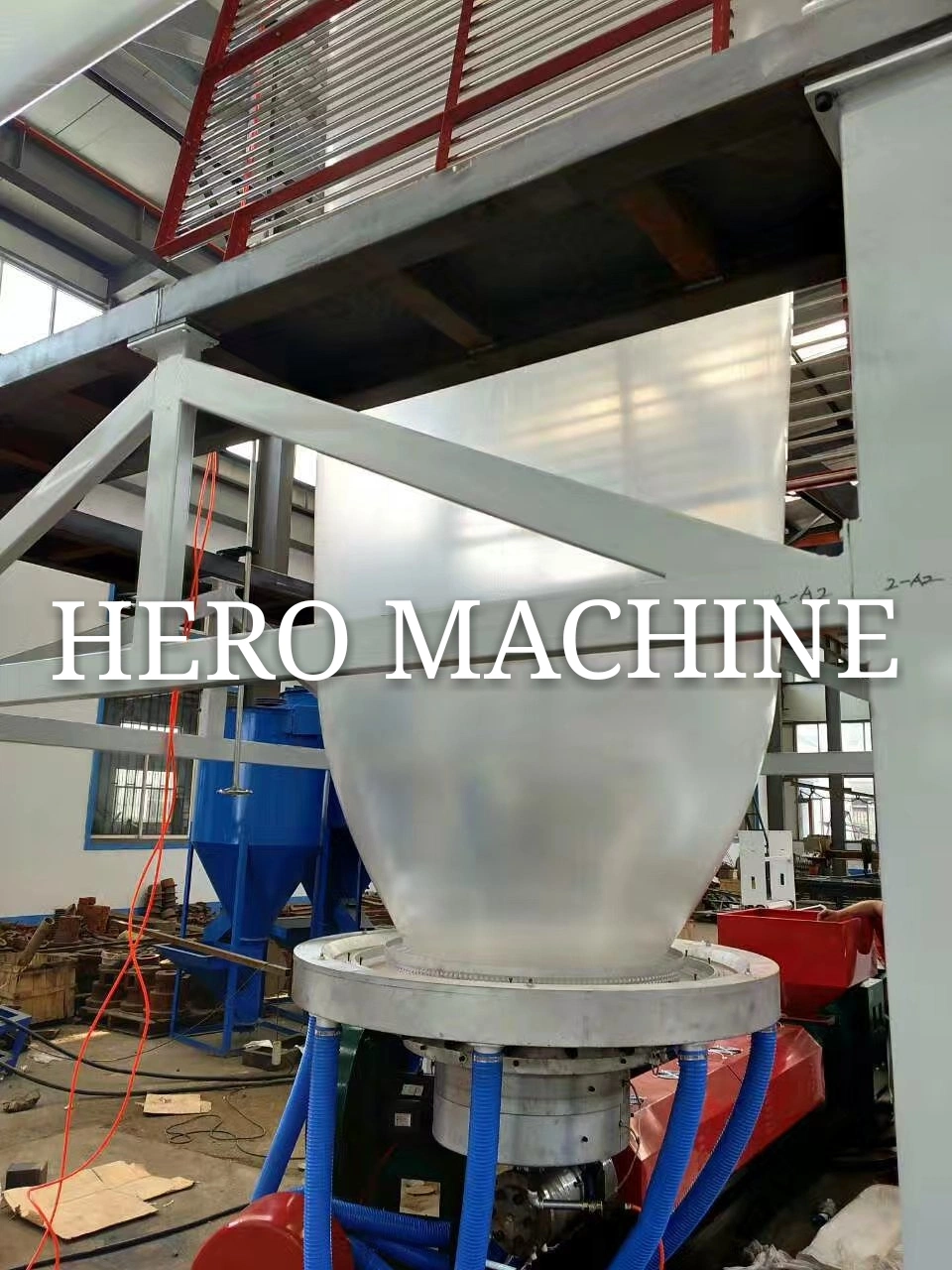 PVC Shrink Label Film Blowing Machine Biodegradable Corn Starch Bag Making Machine Plastic Film Blowing Machine