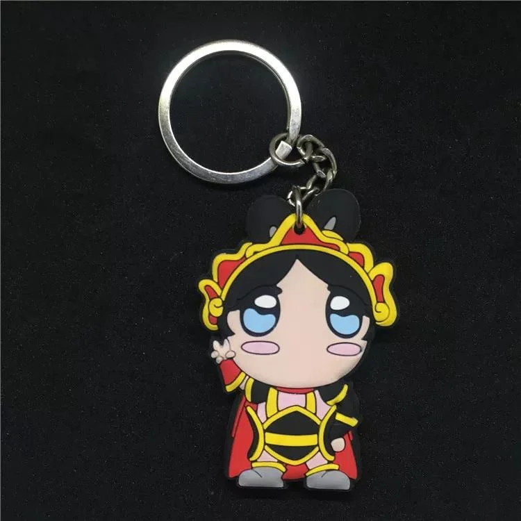 New Design Accept Customized Soft PVC Rubber Keychains Label