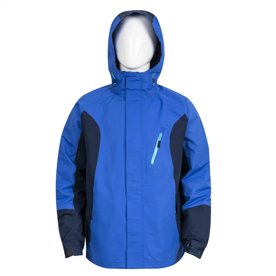 Men&prime;s Windbreakers Waterprooof Jacket with 100% Polyester Outshell