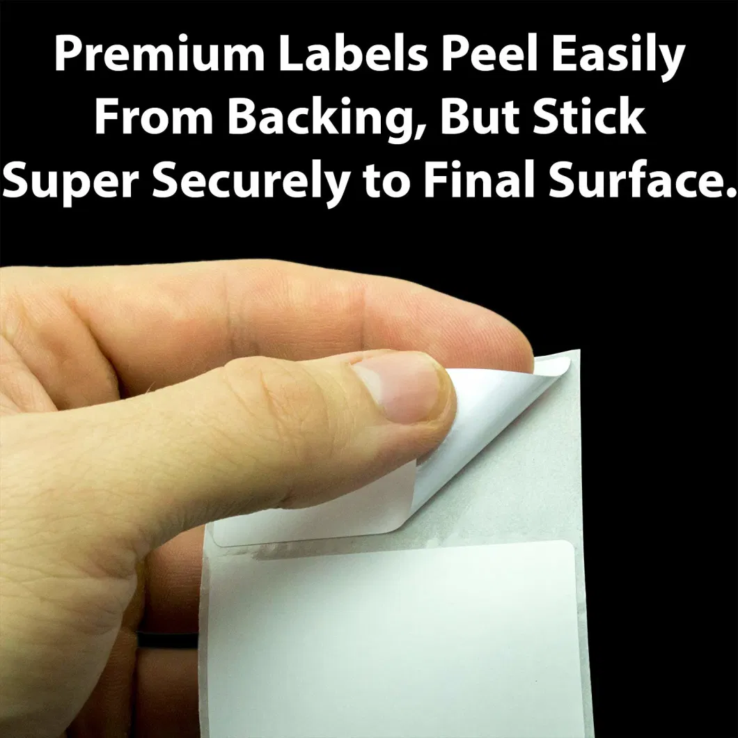 Blank Self Adhesive Label Direct Thermal Custom Sticker