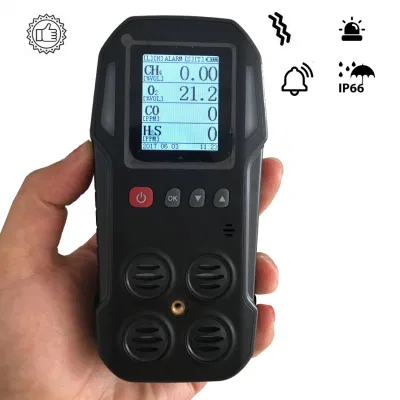  Rilevatore/monitor di gas portatile ricaricabile OEM con sensore di gas UK 4 Rilevatore