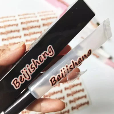  Marchi personalizzati di lusso impermeabili UV 3D Lip Gloss nomi privati Etichette adesivi in vinile per la stampa transfer per la confezione di tubi Lipgloss