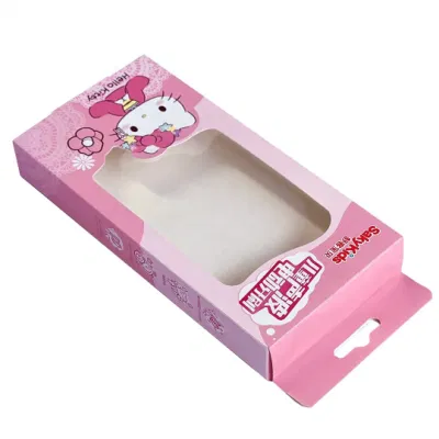  Confezione personalizzata per stampa ES carta corrugata giocattolo digitale a colori Stampa box con finestra PVC