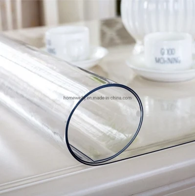  Pellicola in PVC per alimenti trasparente protezione in tessuto per copertura da tavolo impermeabile Prova di fiamma a prova di stampo