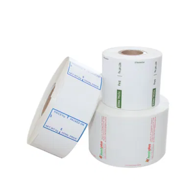  Etichetta con codice a barre termica diretta DA 80 G/M2 per stampanti 56 mm x 40 mm