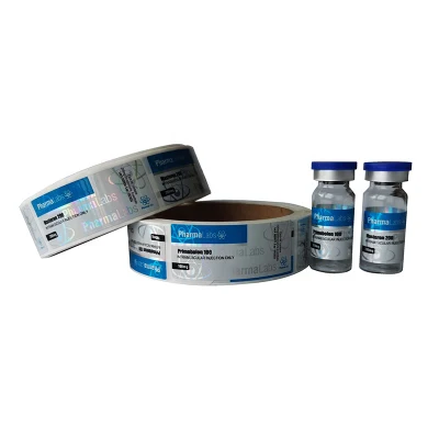  Etichetta di marca Stampa carta da disegno autoadesiva adesivo adesivo vinile medico Etichetta del flacone per pillola da 10 ml